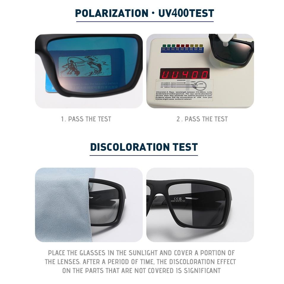 AORON PC Оправа Фотохромные Поляризационные Солнцезащитные Очки для Мужчин Женщин Мода UV400 Антибликовые Спортивные Очки для Вождения Велоспорта Очки для Активного Отдыха Лыжные Очки