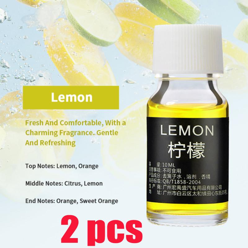 Car Fragrance Car Air Freshener Refill Liquid Perfume Essential Oil Natural Plant Aroma Diffuser Auto Interior Accessories 10ml