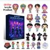 Kpop Demon Advent Calendar 2025, 2D Flat Acrylic Keychain Countdown Calendar with 24 Keychain Toys Gifts for Kids Adult Teens Ornaments