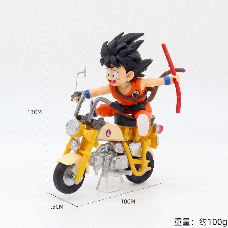 Фигурки Мотоциклов Сон Гоку и Мастера Роши из Dragon Ball Z Настольный Декор для Автомобиля Милые Коллекционные Модели Игрушки Подходят для Коллекции Фанатов Аниме Подарки