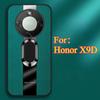 Пластиковый чехол из ПУ-кожи для телефона Honor X9D с магнитной металлической кольцевой подставкой-держателем, противоударная мягкая задняя крышка для Huawei Honor X 70