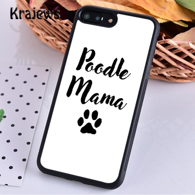 Krajews Life Is Better With A Poodle Silhouette Phone Case Cover For iPhone 17 Air 16 15 14 plus 11 12 13 pro max