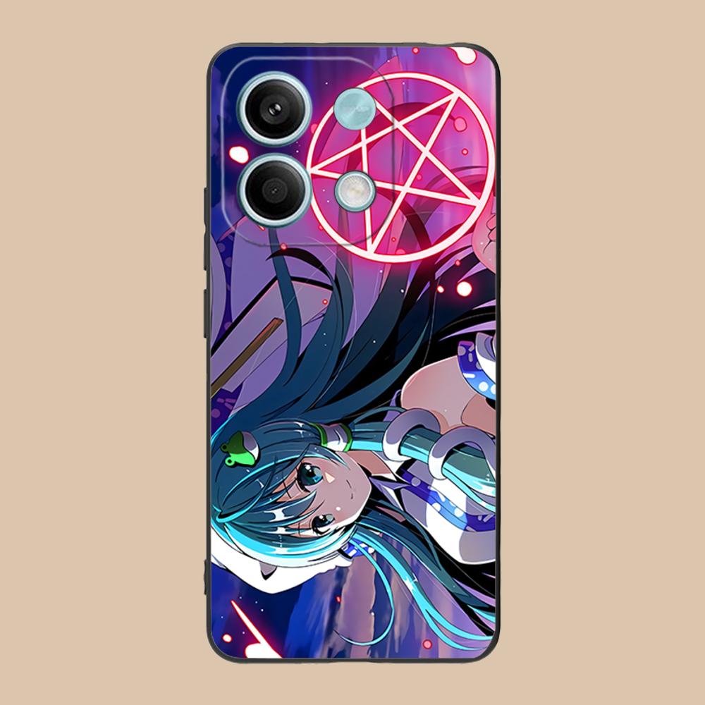 Touhou Kochiya Sanae Mobile Phone Case for Xiaomi 15 14 13 12 Mi 11 T Ultra Lite Pro S X 5G Colour Printing Cover Luxury