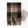 Autumn and Winter Classic British Imitation Cashmere Scarf Winter Plaid Warm Tassel Scarf Couple High End Atmosphere Scarf