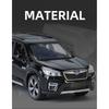 1/30 Subaru Forester Внедорожник Сплав Мускул-кар Модель Звук и Свет Оттяни Назад Детская Игрушка Коллекционные Предметы Подарок на День Рождения