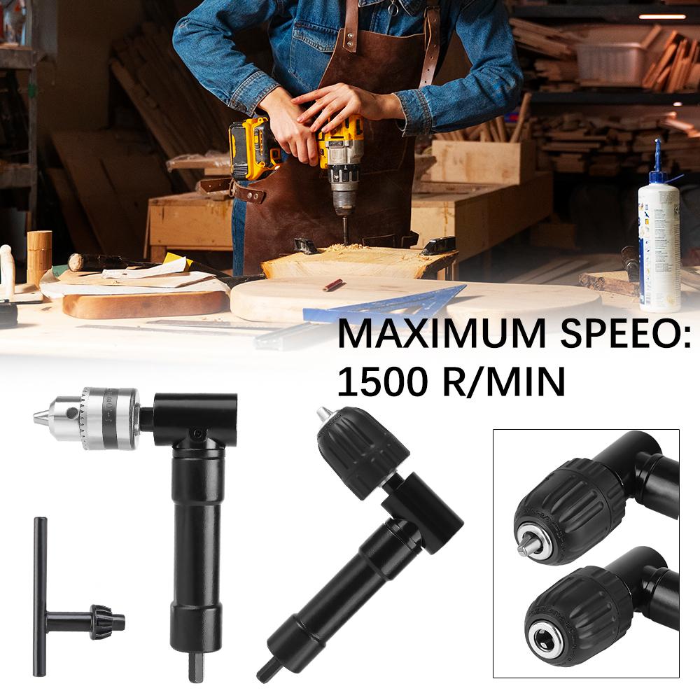 Car Removal Tools Electric Drill Bits Extender 90° Right Angle 3 Jaw Clip Adapter Plastic/Metal Chucks Clamping Garage Tools
