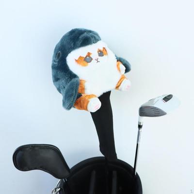 Чехол для головы клюшки водителя, деревянный чехол для головы гольфиста, прекрасный протектор, плюшевое снаряжение для гольфа для открытых парков