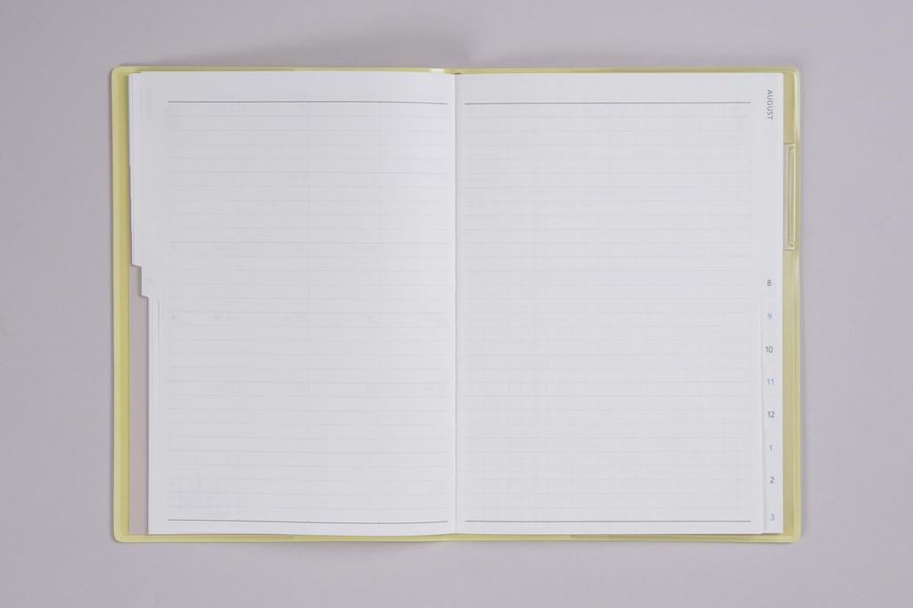 712 Torinco 2 Takahashi Shoten 2025 Edition April Start Sunday Start Monthly Milk Yellow B6