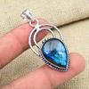 Adorable Labradorite Gemstone 925 Sterling Silver Handmade Unique Jewelry Pendant
