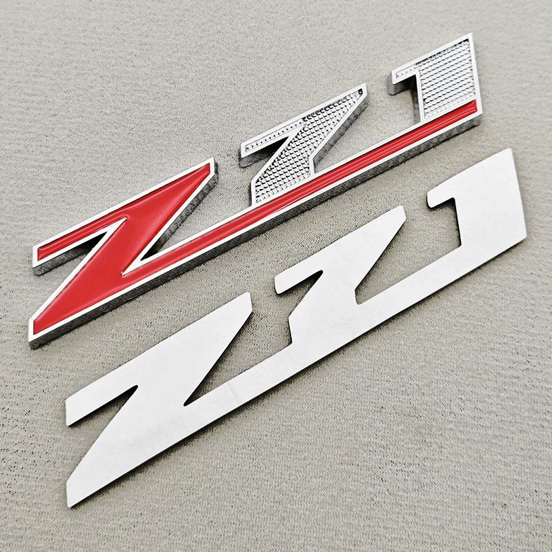 AABKA1 3D Metal Logo Z71 OFF ROAD Car Sticker Trunk Embelem Front Grille Badge For Chevy Chevrolet Silverado Colorado Tahoe Accessories