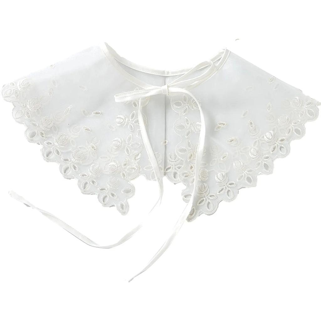 Women Fake Collar Detachable Shirt Lapel Necklace Ladies False Collar Blouse Top Faux Col Half-Shirt Clothes Accessories