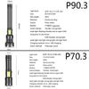 Мощный светодиодный фонарик XHP90.3/XHP70.3 26650 USB-фонарь, охотничья лампа, ручной фонарь, перезаряжаемый через USB