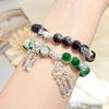 New Chinese Style Auspicious Cloud Tassel Gradual Change Glazed Bracelet Women's Summer Niche Fresh Jewelry Scenic Spot Live Broadcast