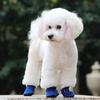 4Pcs Warm Non-slip Pet Dog Shoes Thick Winter Pet Footwear Waterproof Pet Foot Cover Dog