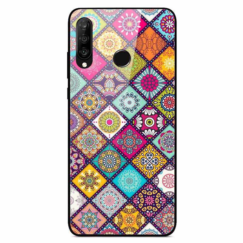 Для чехлов Huawei P30 Lite P30Pro P20pro P20Lite Роскошные закаленные стеклянные жесткие задние чехлы для Huawei P20 Pro P30Pro Fundas Capa P20