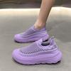 Flying Woven Shoes Women's New Summer Women's Shoes Mesh Coconut Shoes Running Breathable