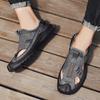 Summer Outdoor Casual Sports Sandals Men Black Gray Khaki Perforated Shoes Beach Sandalias Male Breathable Design Water Sneakers