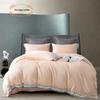 Weike Home Textiles Сатиновый комплект постельного белья из длинноволокнистого хлопка с одеялом из шелка тусса