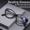 Anti Blue Light Color Changing Cat Eye Frame Presbyopia Glasses for Women High-definition Sunglasses Reading Glasses