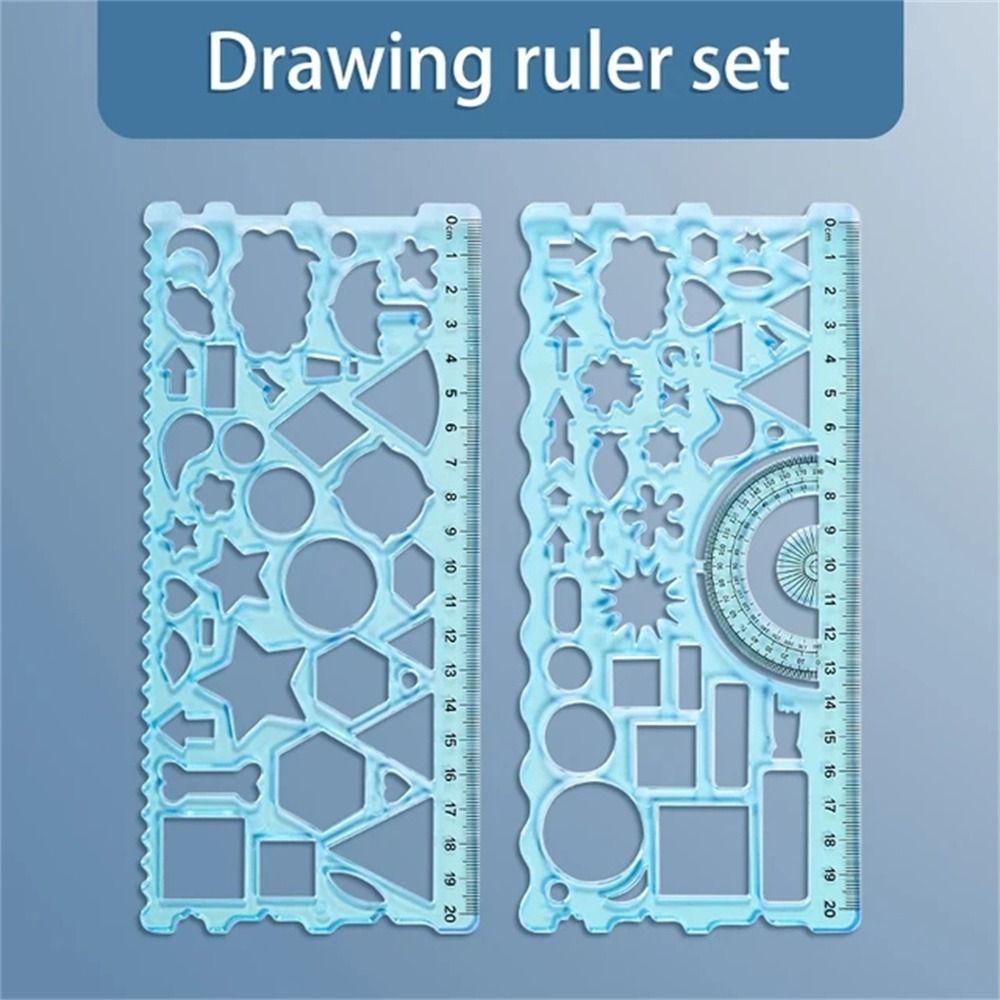 Drawing Rulers Geometric Ruler Mathematics Drawing Template Mathematics Ruler  Student Use