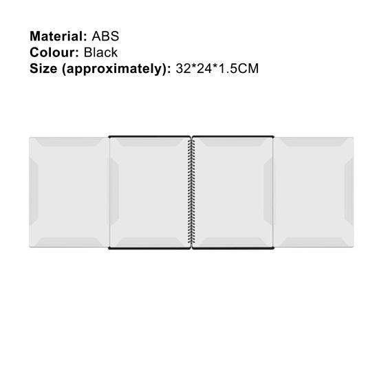 Папка-конверт формата А4 с 4 разворотами, удобная в использовании, вмещает 40 листов, держатель для нот для фортепиано
