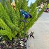 Садовый колышек-бабочка Рустикальное уличное украшение для балкона Патио Цветочного горшка