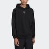 adidas Originals FW22 4D толстовка с капюшоном и принтом трилистника спереди, мужские топы, черные HC7106