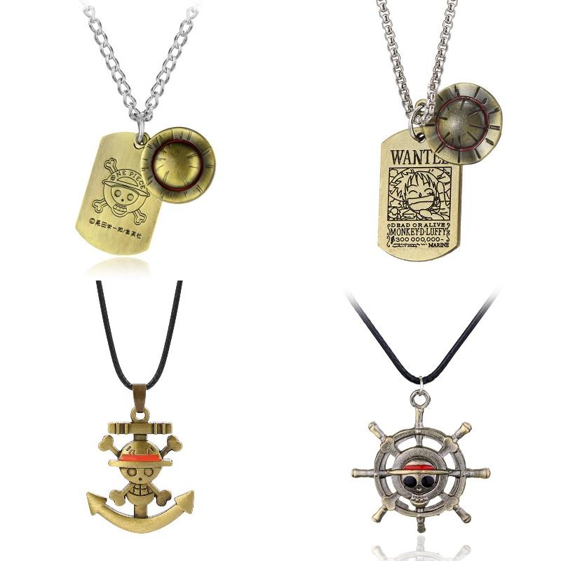 Cross-border New Arrival Cartoon Character Pirate King Gol D. Roger Necklace