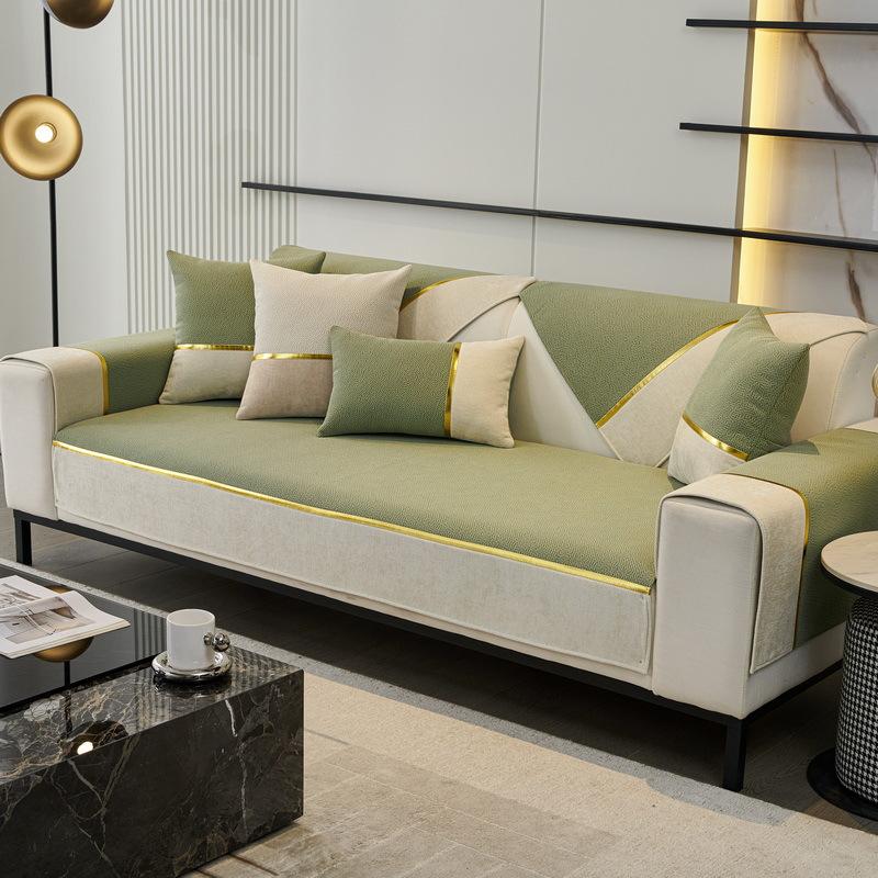 Four Seasons Universal Sofa Cushion New Chenier Sofa Cushion Light Luxury Premium Sofa Cover