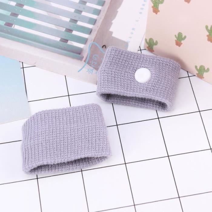 2 Pairs of Cotton Anti-nausea Bracelets for Car Travel Sea Van Plane Motion Relief WRISTBAND