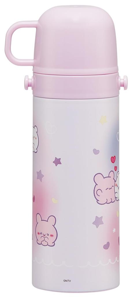 Skater Stainless Steel Water 470ml or 430ml Lightweight and Insulated and Cold Water Sports Bottle for Kids' Bottle, 2-Way Design, (Direct Drink) (Cup