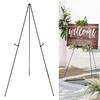 Display Stand Adjustable Height Anti-slip Solid Collapsible Fixed Poster Metal Wedding Sign White Easel Stand The Party