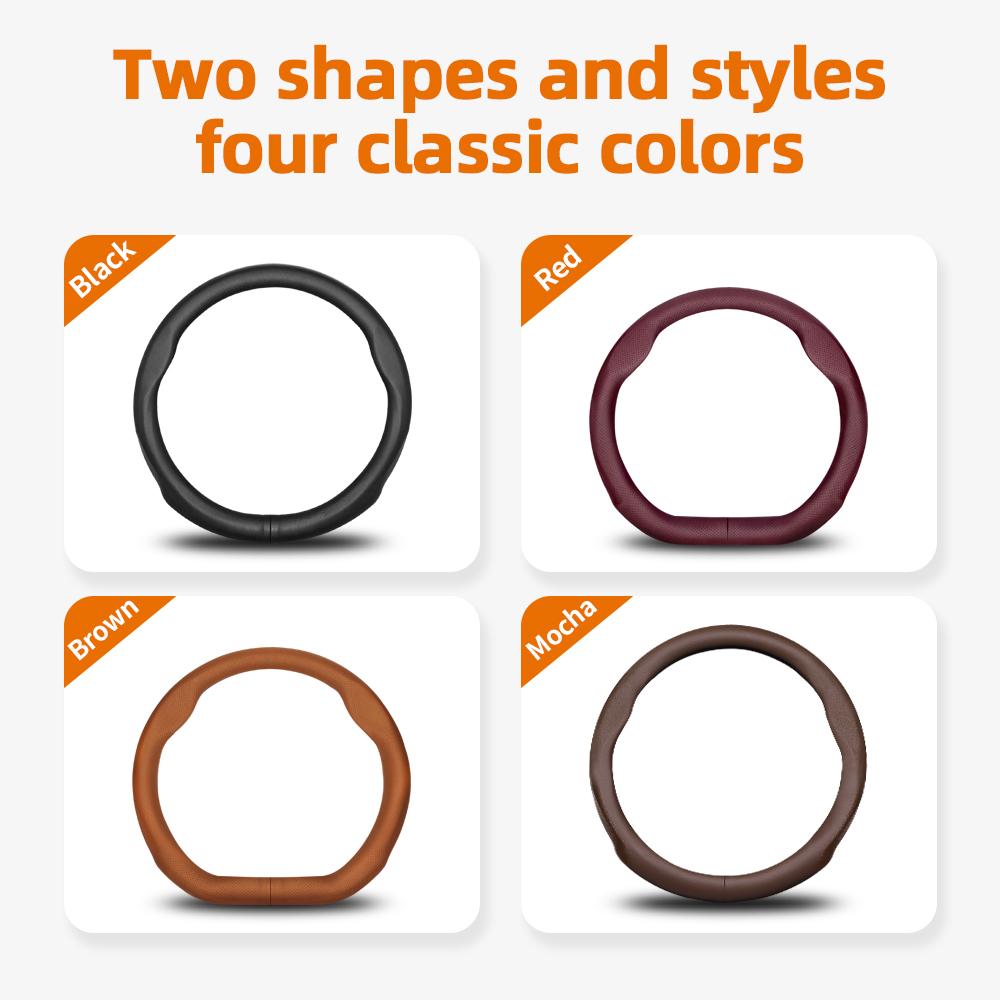 Suitable for Volkswagen Ultra-Thin Breathable Leather Steering Wheel Cover Suitable for Polo Golf 5 6 7 up Gol Volante Scirocco Passat B6 B8 Sedan