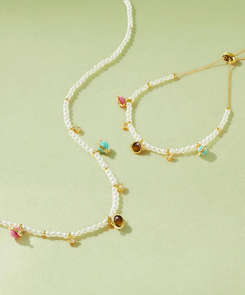 Lola Rose Heliocentric Multi-Pendant Layering Pearl Necklace