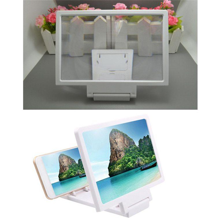 Держатель для увеличительного стекла для экрана мобильного телефона, 3D-лупа для экрана, складной HD-держатель для мобильного телефона