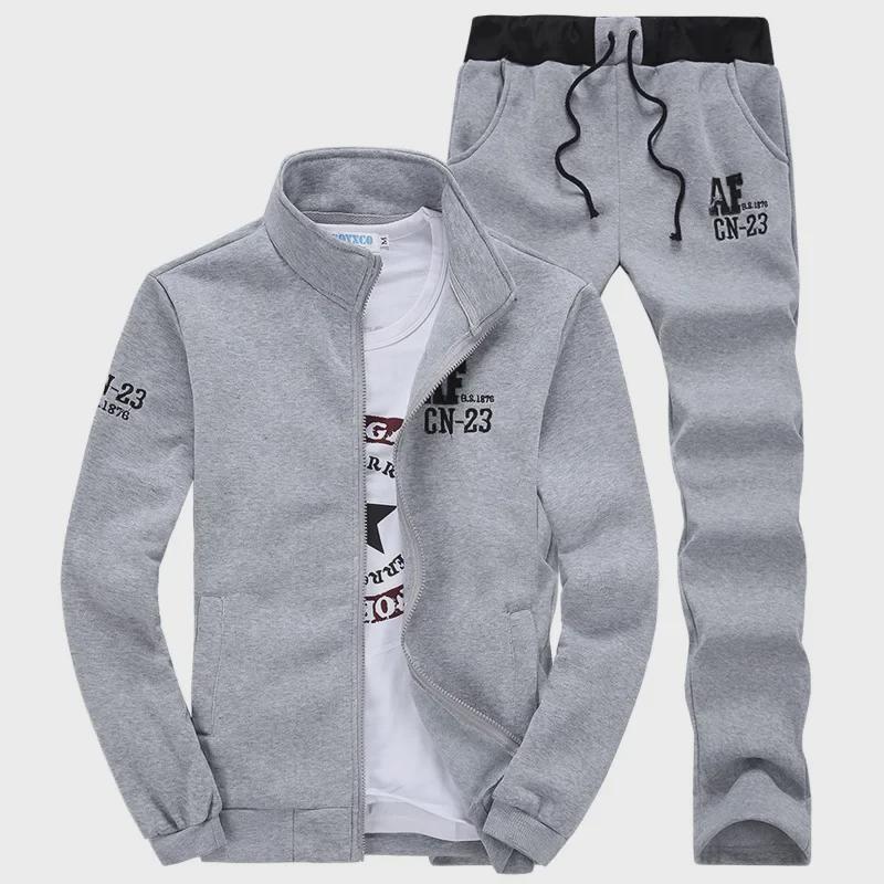 Весна 2020 года, мужской повседневный бейсбольный свитер с длинными рукавами и спортивный костюм