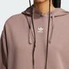 Adidas Оригинальный свитшот оверсайз с капюшоном, длинным рукавом и карманом для женщин, коричневый JC8981