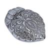 Natural Terahertz Pendant Peacock Pattern Carved Energy Stone Hanging Ornament for Women Men