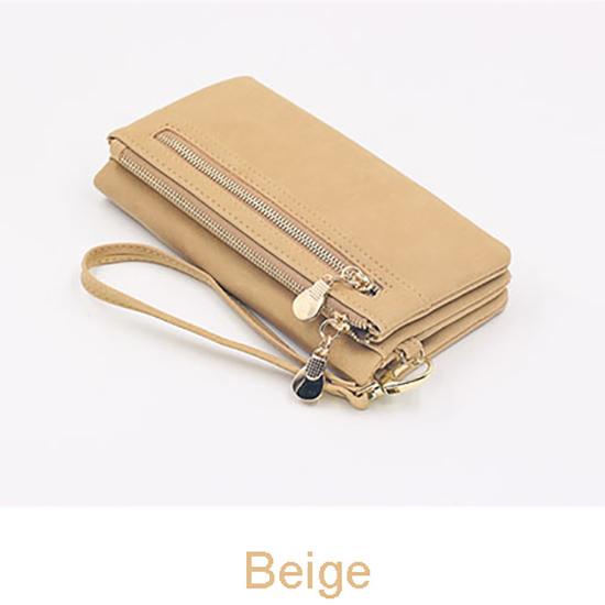 Новый браслет длинный клатч кошельки женские мягкие PU кожаный кошелек для монет женский на молнии карман для телефона держатель для карт Cartera кошельки MIT