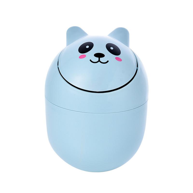 Ins стиль, креативный милый домашний рабочий стол с крышкой, мусорный бак, маленький мини-кавайный ящик для хранения на столе в спальне, держатель для ручек, наклейка