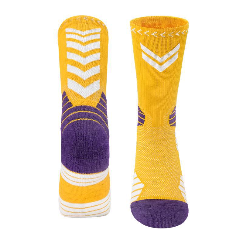 Children's Non-Slip Basketball Tube Socks for Autumn/Winter - High-Top Sports Toweling Socks for Boys & Girls