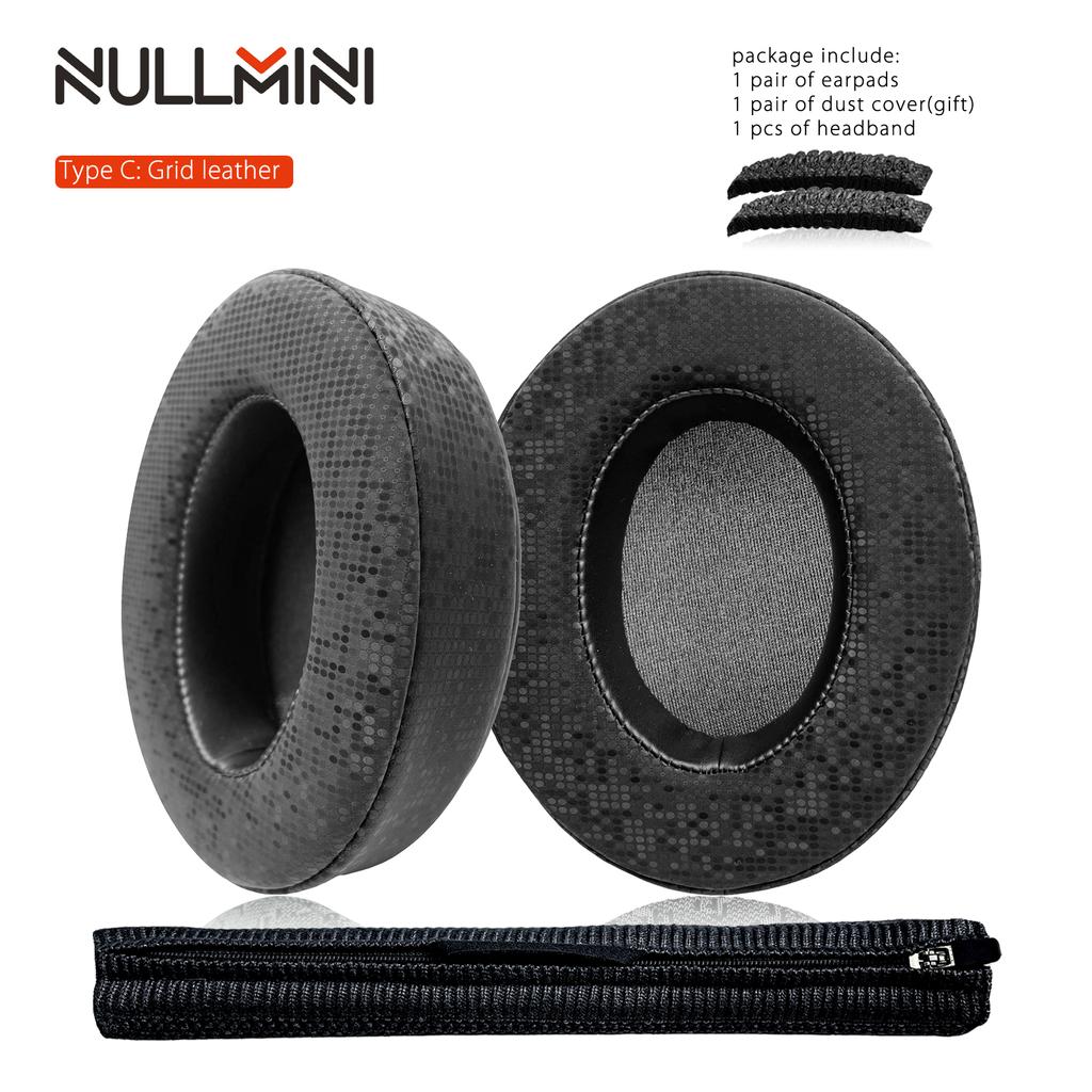 NullMini Replacement Earpads for CoolerMaster MH750, MH751, MH752,MH670 Headphones Ear Cushion Earmuffs Headset Headband