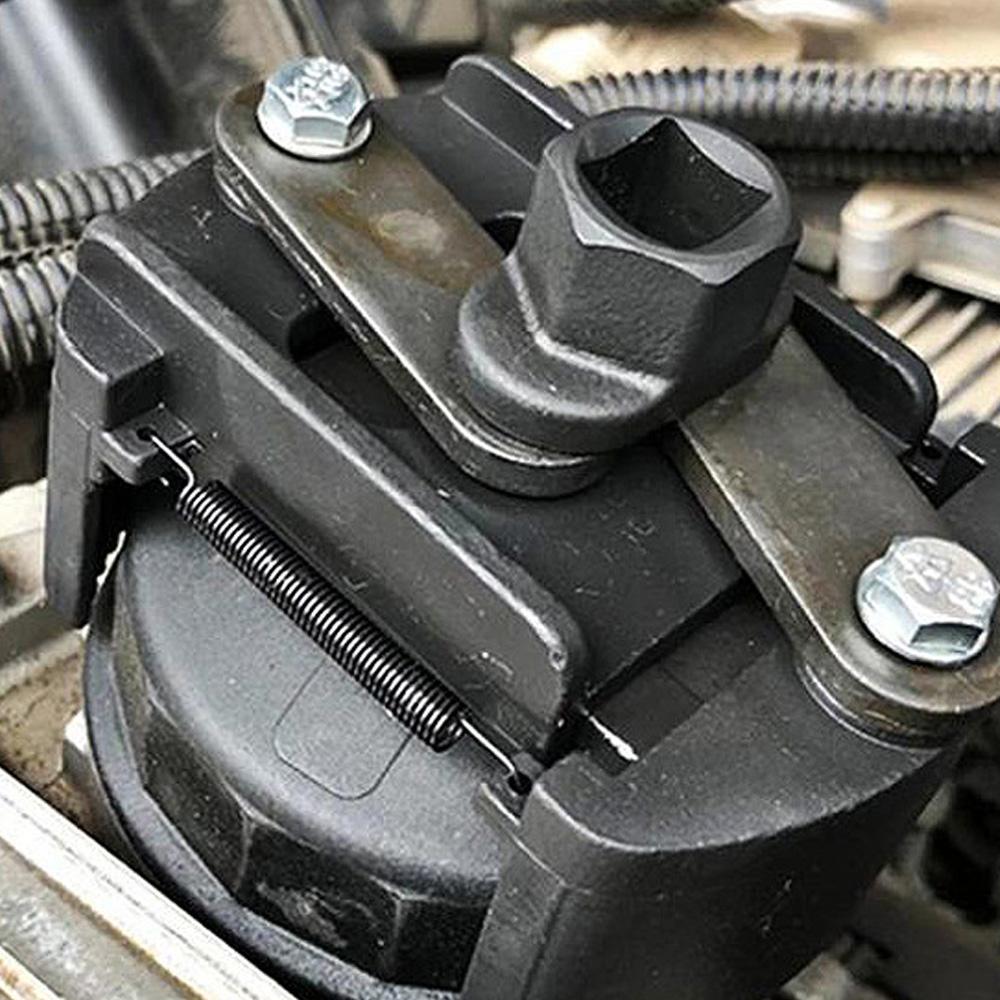 Регулируемый ключ для масляного фильтра 2,36-3,15 дюйма 60-80 мм Инструмент для снятия масляного фильтра Привод 1/2'' Крышка Маленький Средний навинчиваемый масляный фильтр