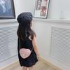 Trendy Mini Chain Shoulder Bag For Kids In Pink White And Black Stylish Design