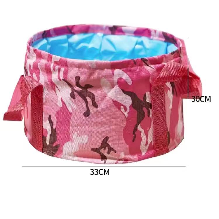 Складная дорожная ванночка для ног: Портативный таз для замачивания ног, умывания лица и стирки. Идеально для дома и улицы.