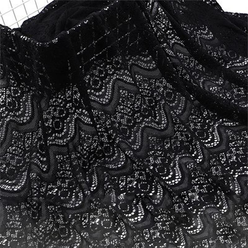 Базовая рубашка Одежда Ткань Бегония Ткань Кружево