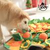 [Youth Pet] Puppy Toy Nosework Mat Carrot Field Blanket