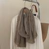 New Pure-Color Cotton Lace Scarf Japanese-Style Simple Thin-Style All-Purpose Shawl Korean Spring And Autumn Women And Men