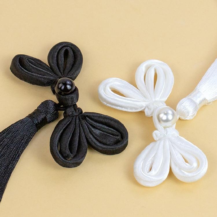 Chinese Tang Suit Fringe Cheongsam Buttons Knot Fastener Closures DIY Buckle