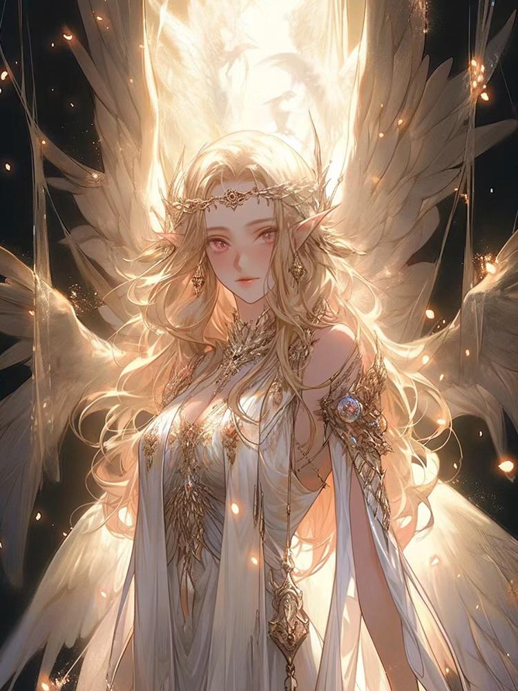 Фея Девушка 5D Diy Алмазная Картина Украшение Стены Ангел Крест Вышивка Мозаика Искусство Ручной Работы Картина Украшение Дома